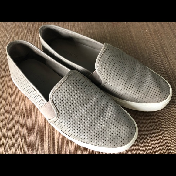 Vince Blair perforated leather slip-on sneakers - Picture 7 of 8